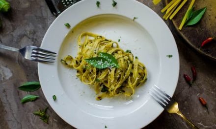 Pesto pasta and pussy